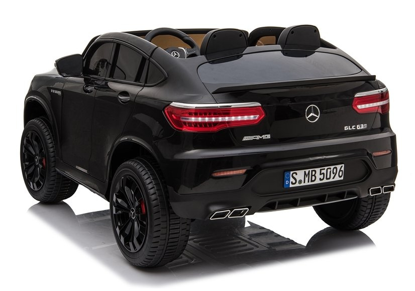 Elektromobilis vaikams mercedes glc 63s, juodas