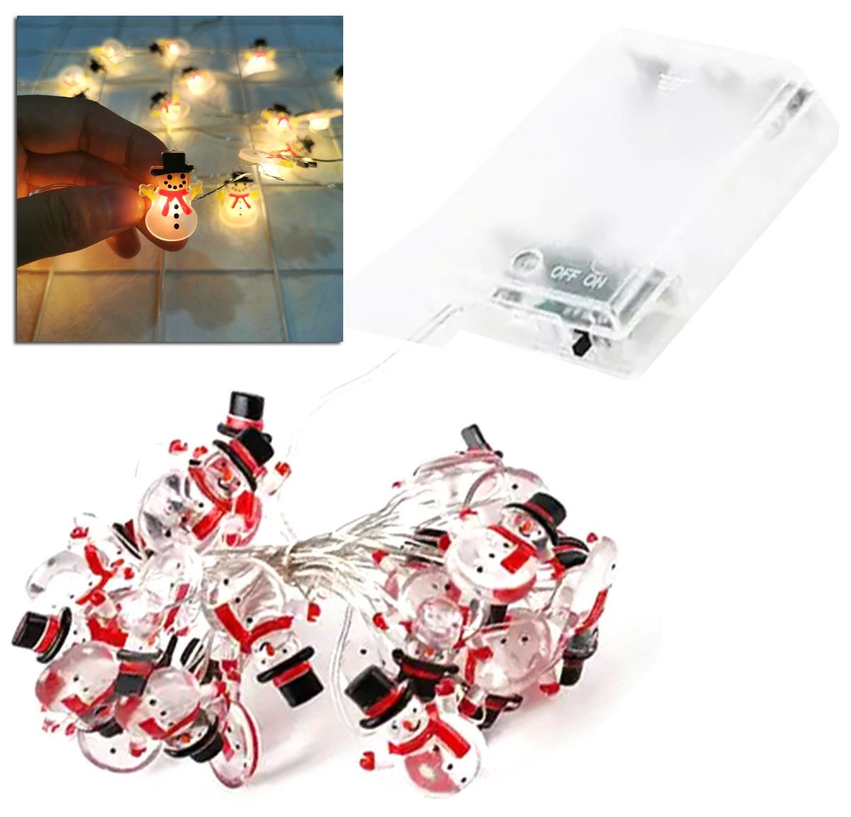 Kalėdinės led girliandos su besmegeniais, 200 cm