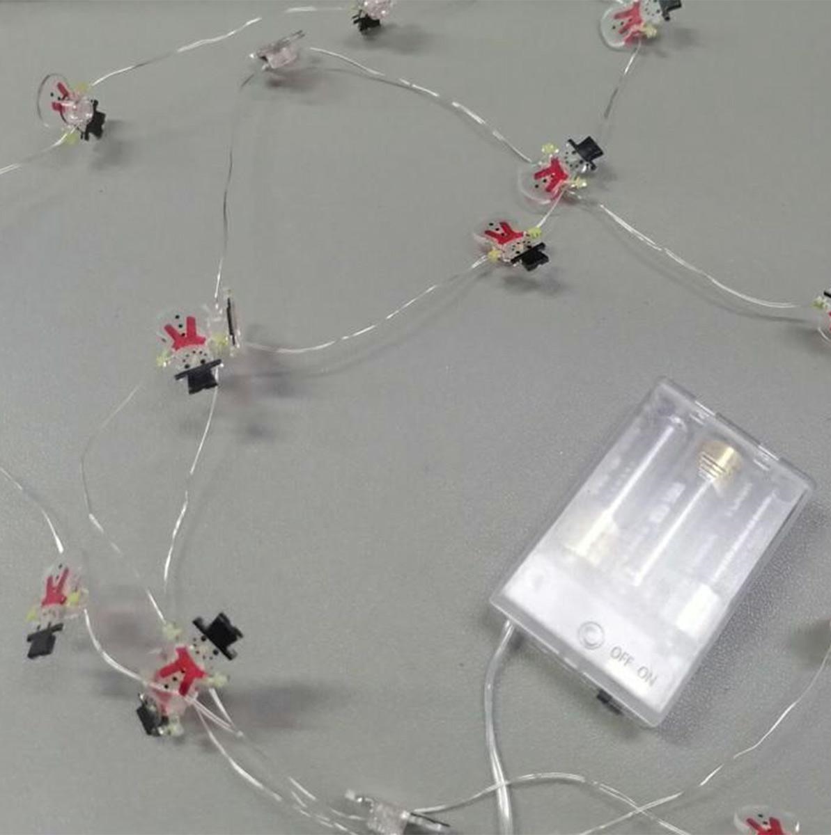 Kalėdinės led girliandos su besmegeniais, 200 cm