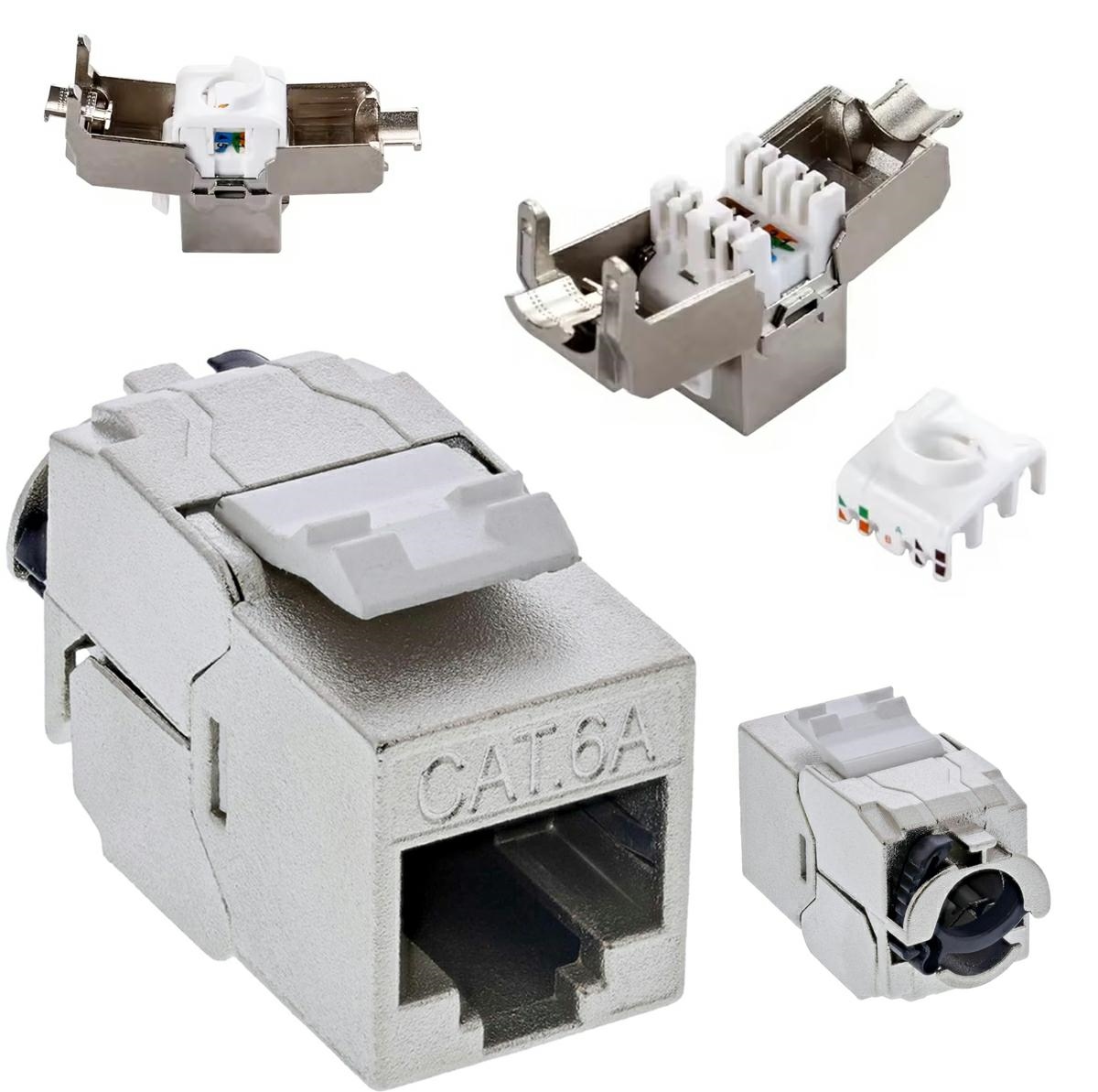 Keystone rj45 įdėklas stp 6a kategorijos