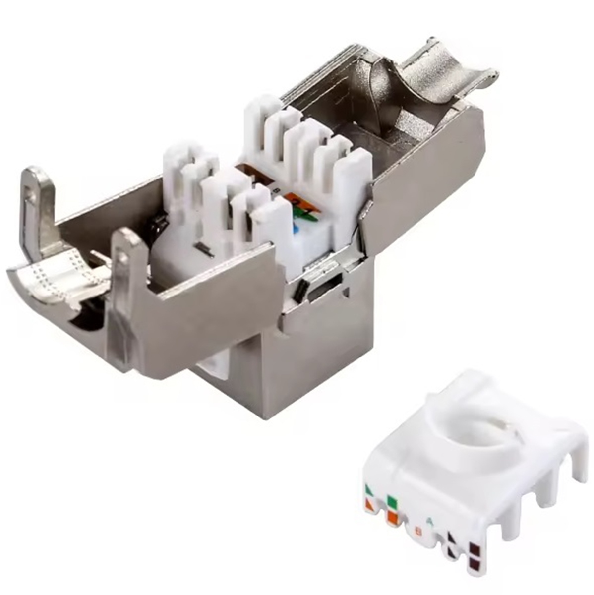 Keystone rj45 įdėklas stp 6a kategorijos