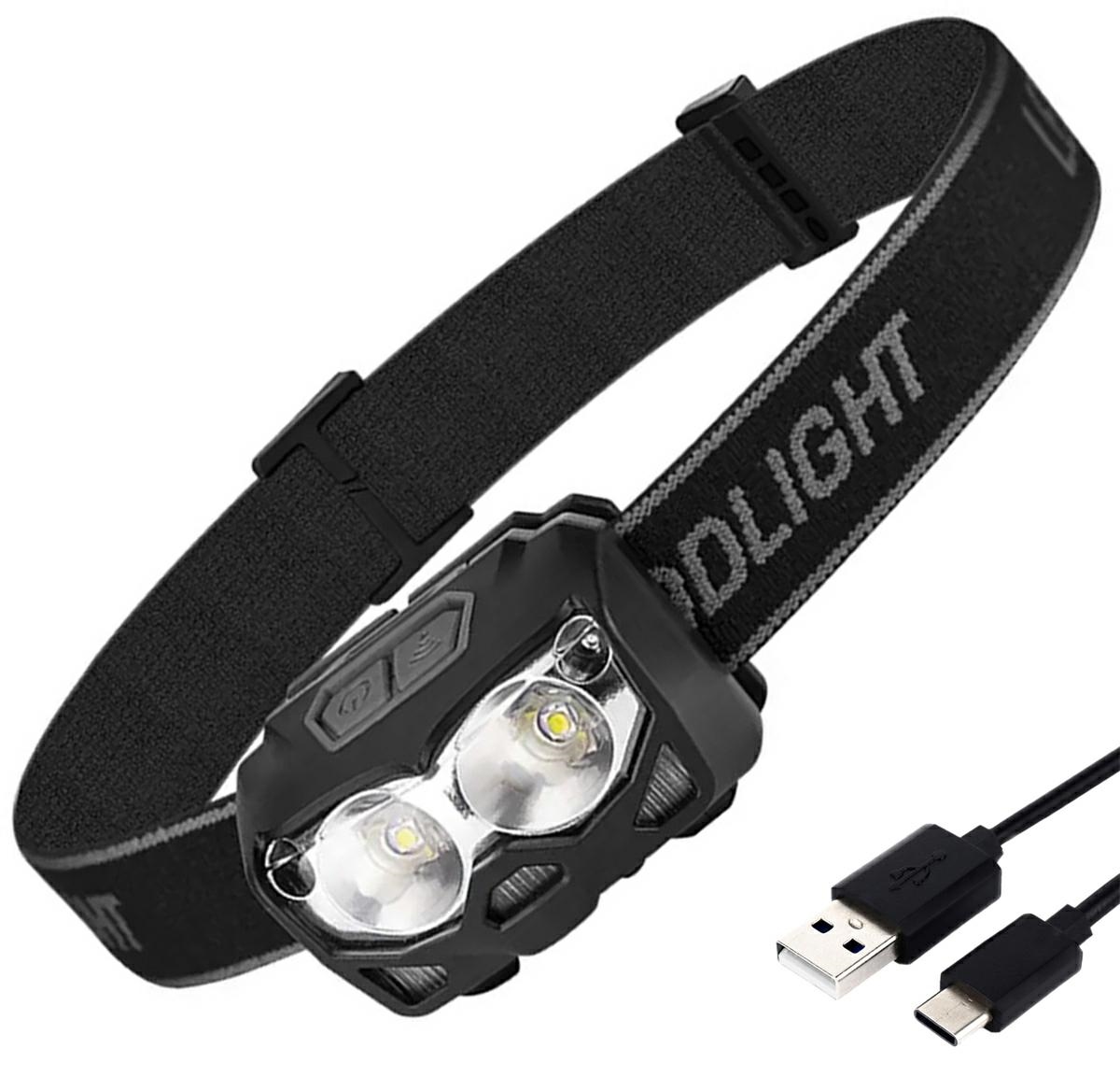 Led žibintuvėlis ant galvos su xpe