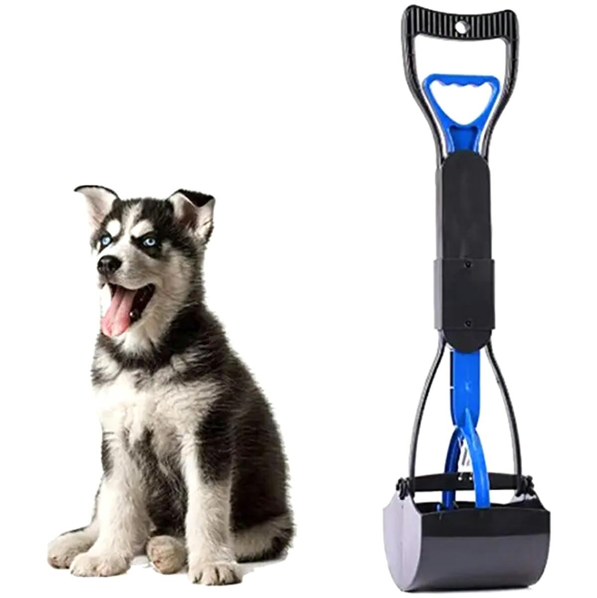 Gyvūnų išmatų surinkėjas su spyruokliniu mechanizmu, 45 cm