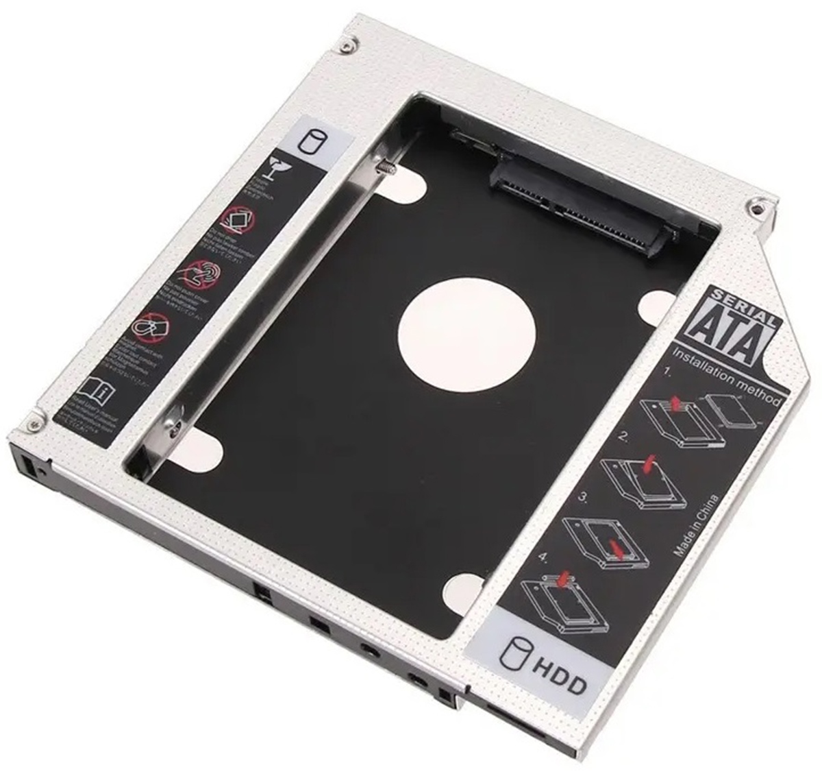 Kietojo disko dėklas ak184a 2,5'' hdd/ssd 12,7 mm sata 3