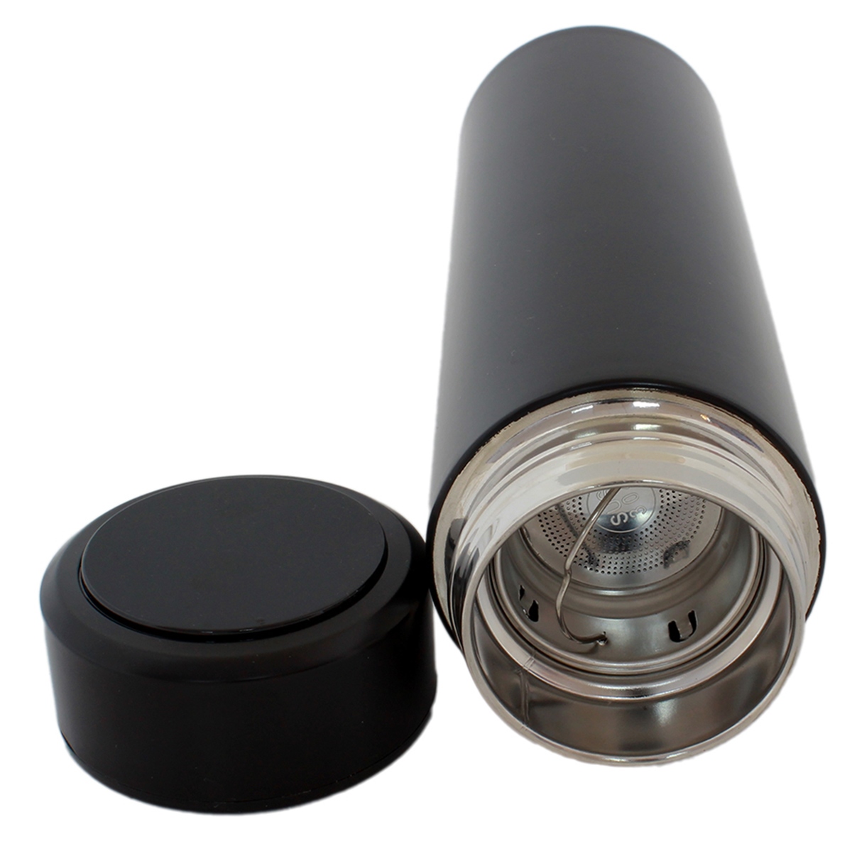 Termosas su lcd ekranu juodas 500ml