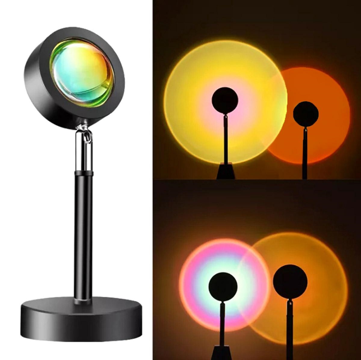Led lempa imituojanti saulėlydį