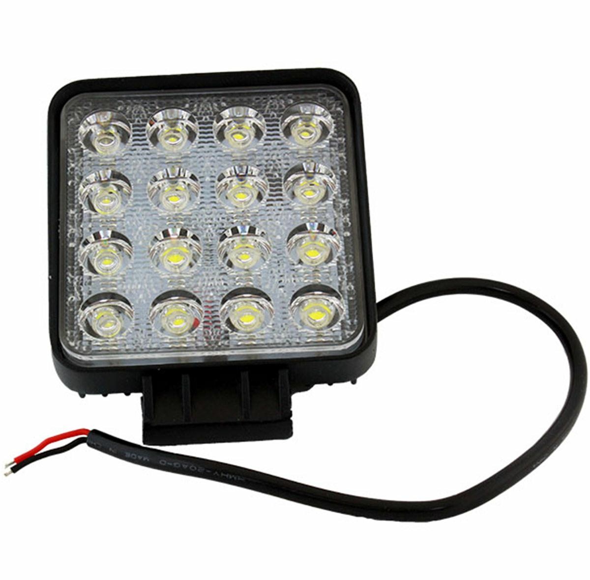 Darbo lempa zd21a su 16 led 48w, ip65
