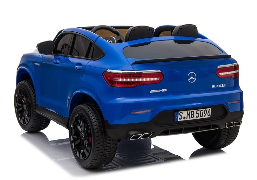 Elektromobilis vaikams mercedes glc 63s, mėlynai lakuotas, mp4
