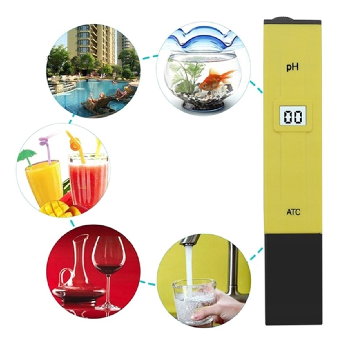 Vandens ph matuoklis su atc funkcija, ag180b