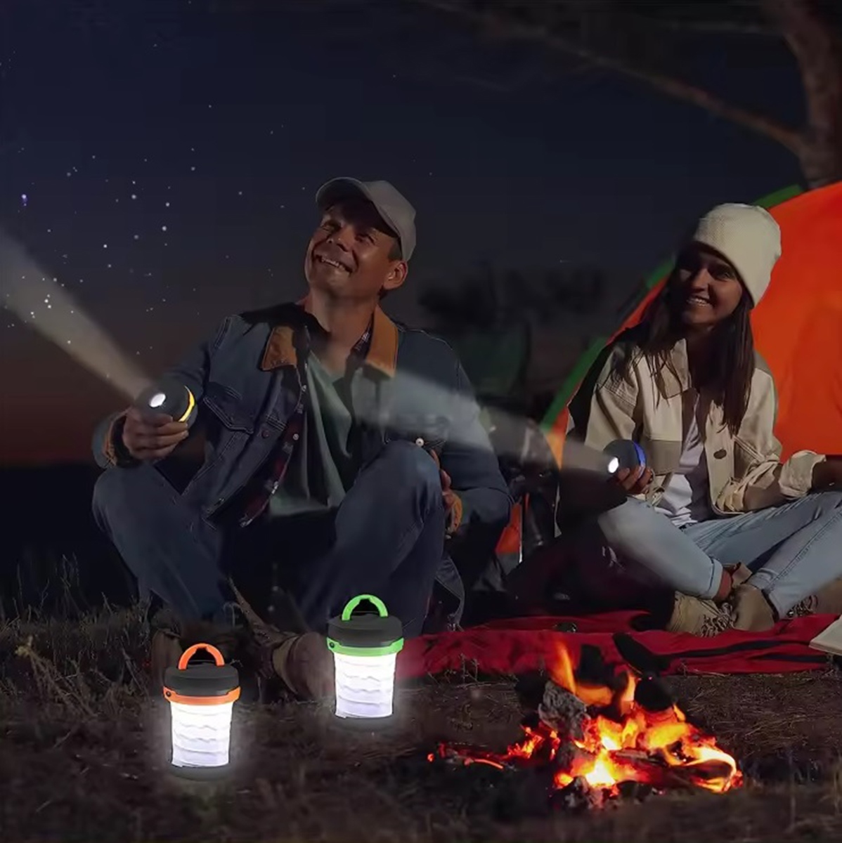Turistinė led lempa zd128, 8.5 cm