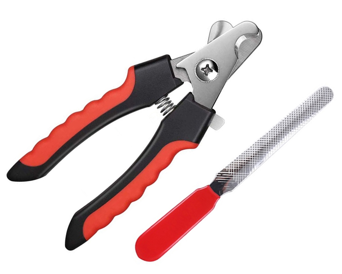 Gyvūnų nagų žirklės su dilde, 12 cm