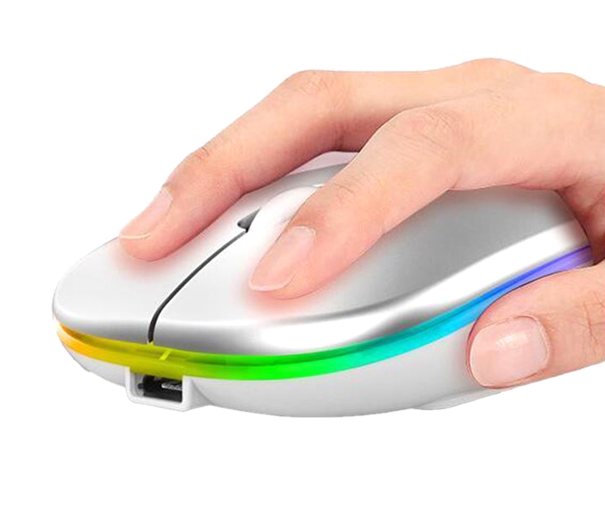 Belaidė optinė pelė ak211c rgb su led apšvietimu