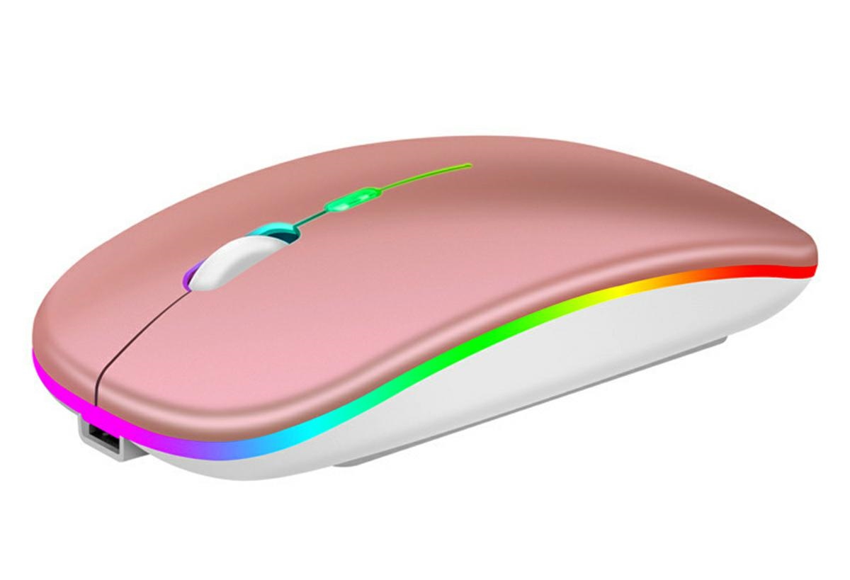 Belaidė optinė pelė ak211c rgb su led apšvietimu