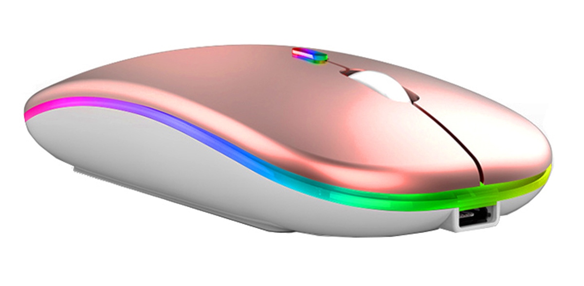 Belaidė optinė pelė ak211c rgb su led apšvietimu