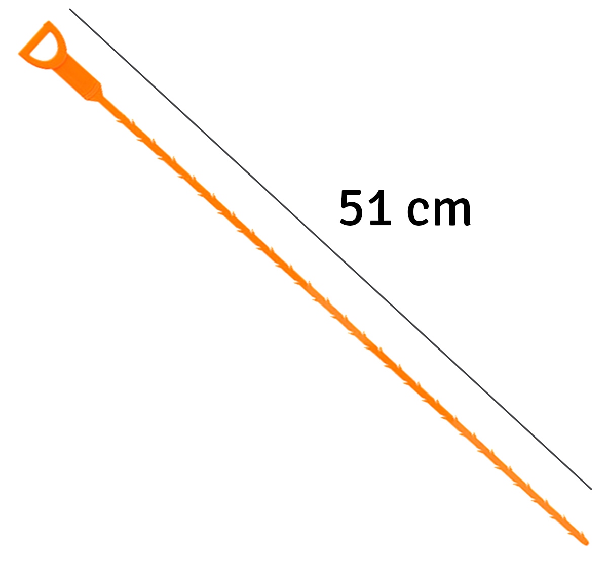 Plastikinis drenažo valiklis ag809, 51 cm