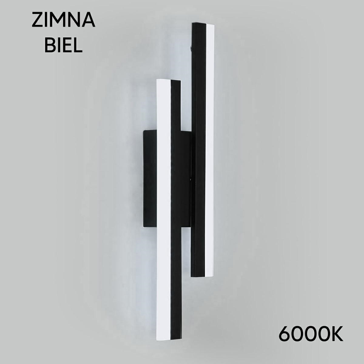 Dvigubas sieninis led šviestuvas, 9w, šaltai baltas apšvietimas
