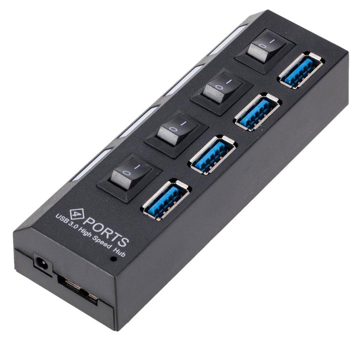 Usb šakotuvas ak244b, 4 portai, usb 3.0