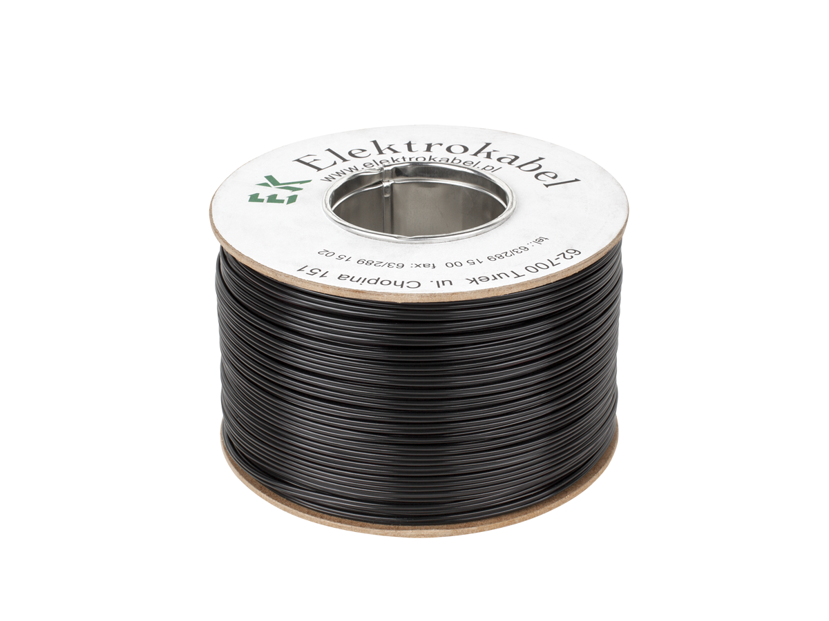Maitinimo laidas elektrokabel 2x0,5 mm, 100 m