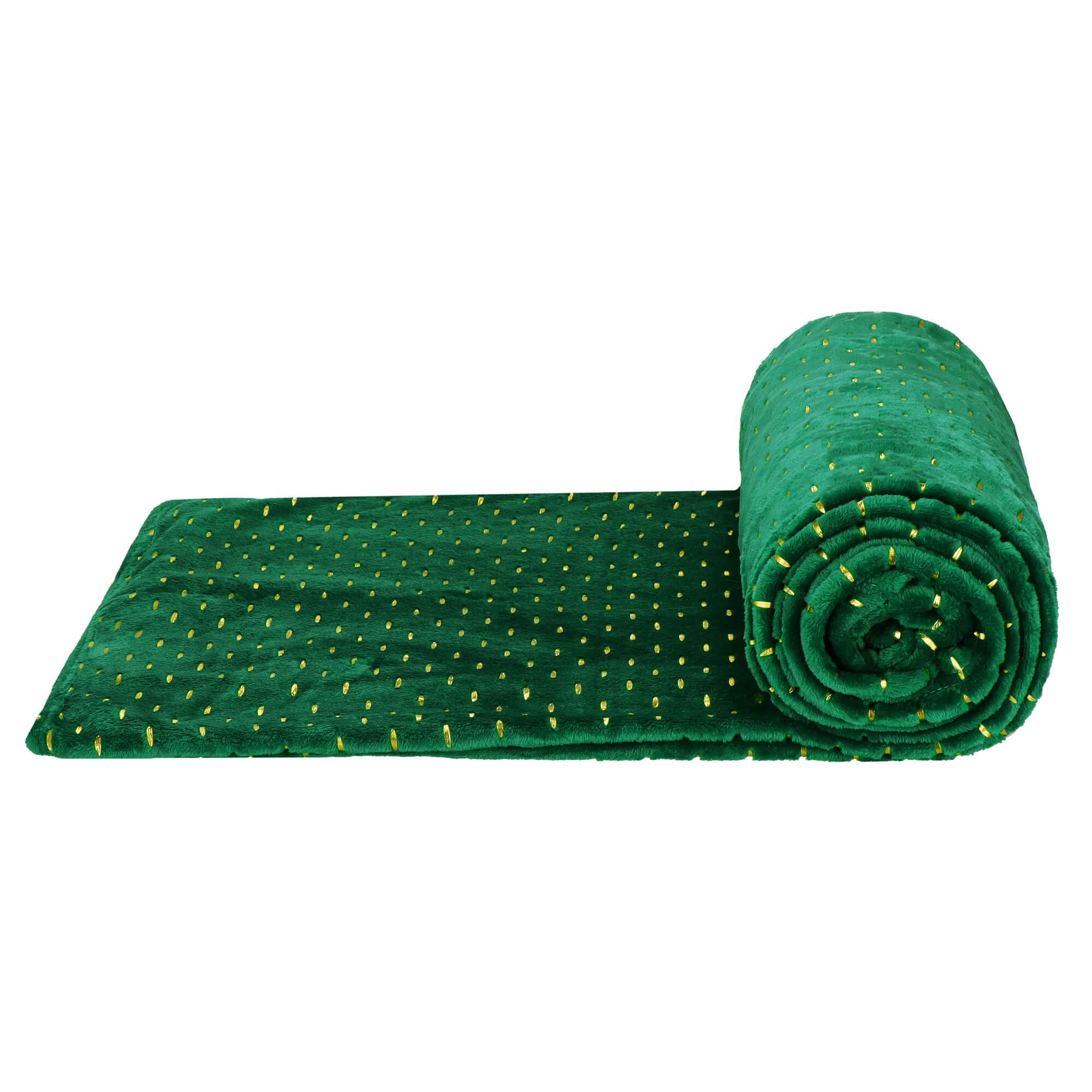 Pledas springos ha7308 200 x 220 cm butelio žalios ir auksinės spalvos 3