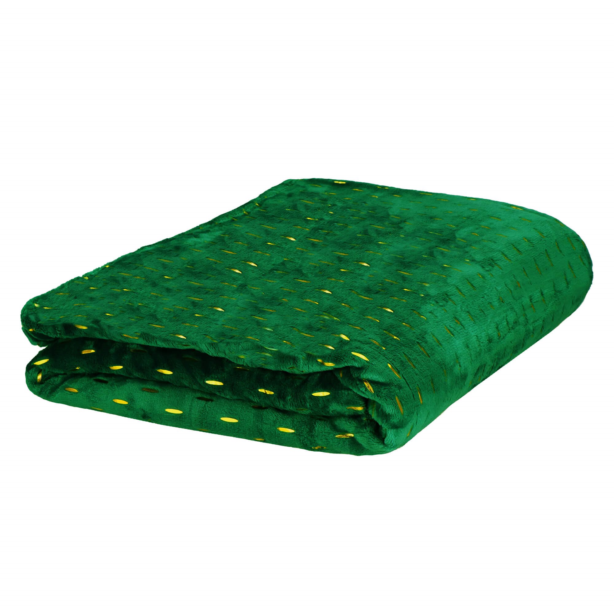 Pledas springos ha7308 200 x 220 cm butelio žalios ir auksinės spalvos
