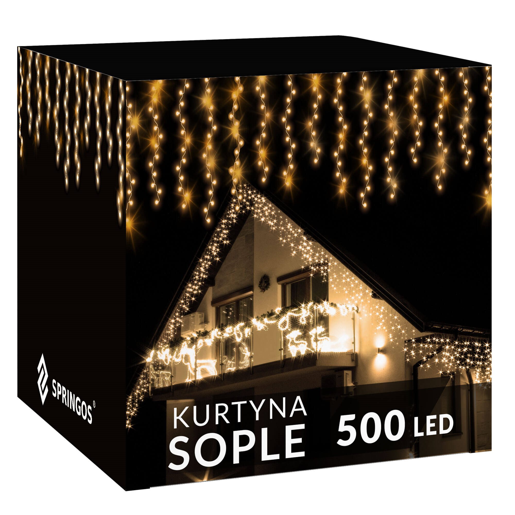 Varveklio girlianda 500 led su programuotoju