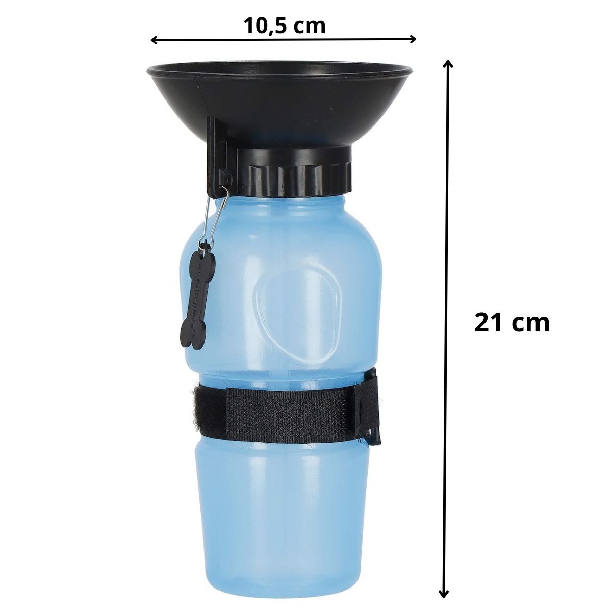 Turistinis butelis šunims Springos 600 ml