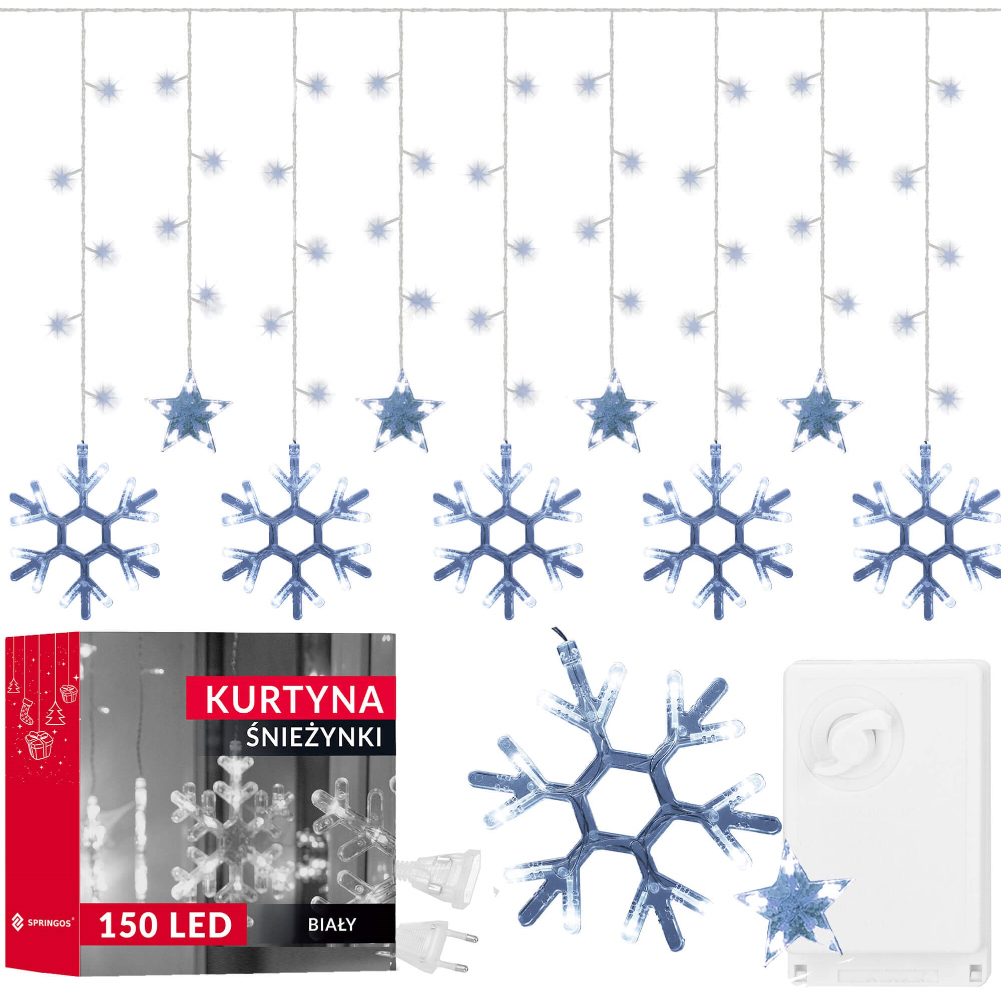 Kalėdinės lemputės springos su 150 led