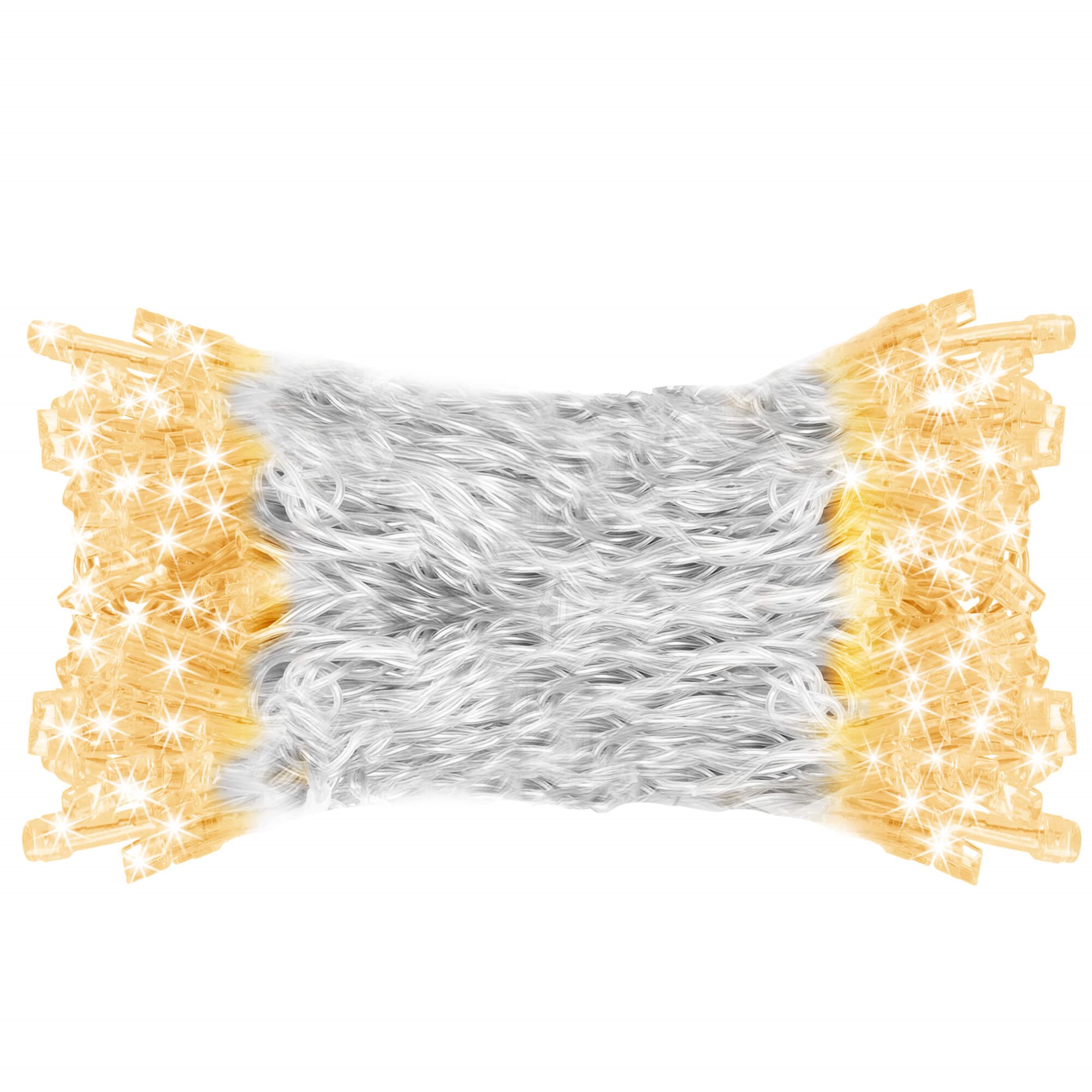 Šviesos girlianda springos cl4053, 300 led, šilta balta šviesa