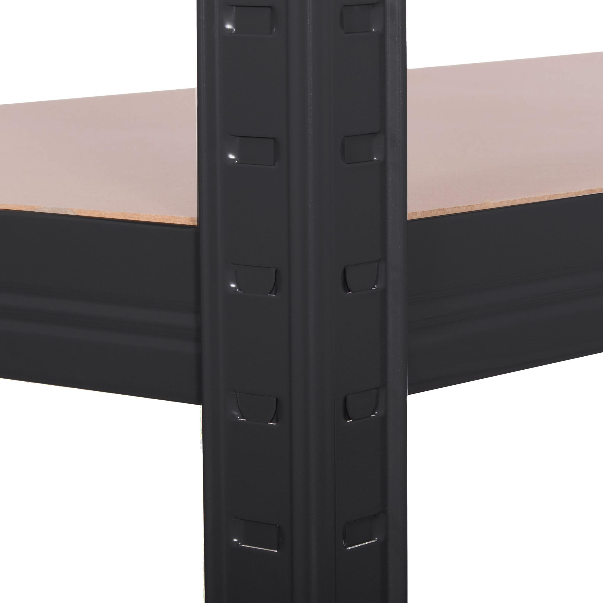 Metalinė lentynėlė springos 150 x 75 x 30 cm, 5 lentynos, 675 kg apkrova