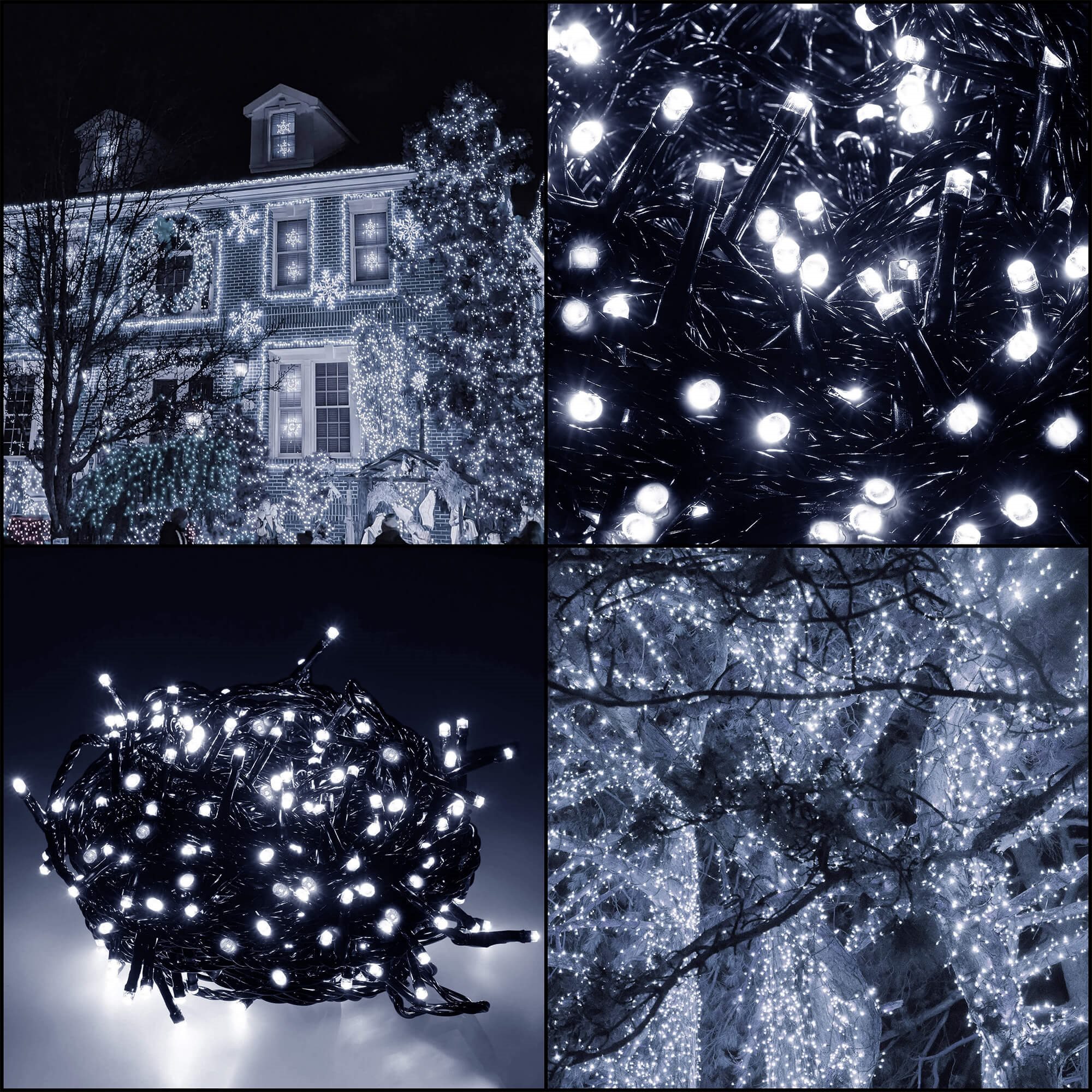Kalėdinės lemputės springos cl0543, 500 led, 27,5 m