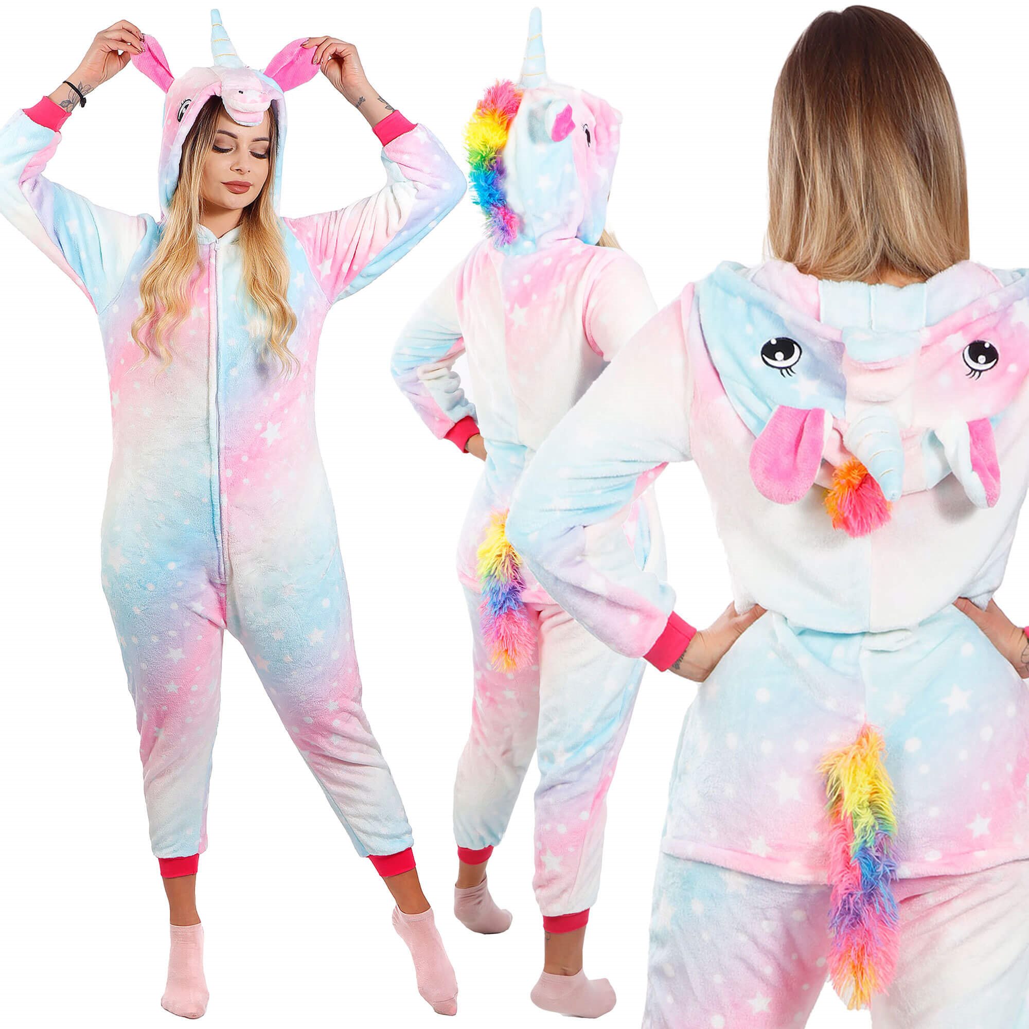 Kigurumi pižama moterims springos vienaragis, dydis l 2