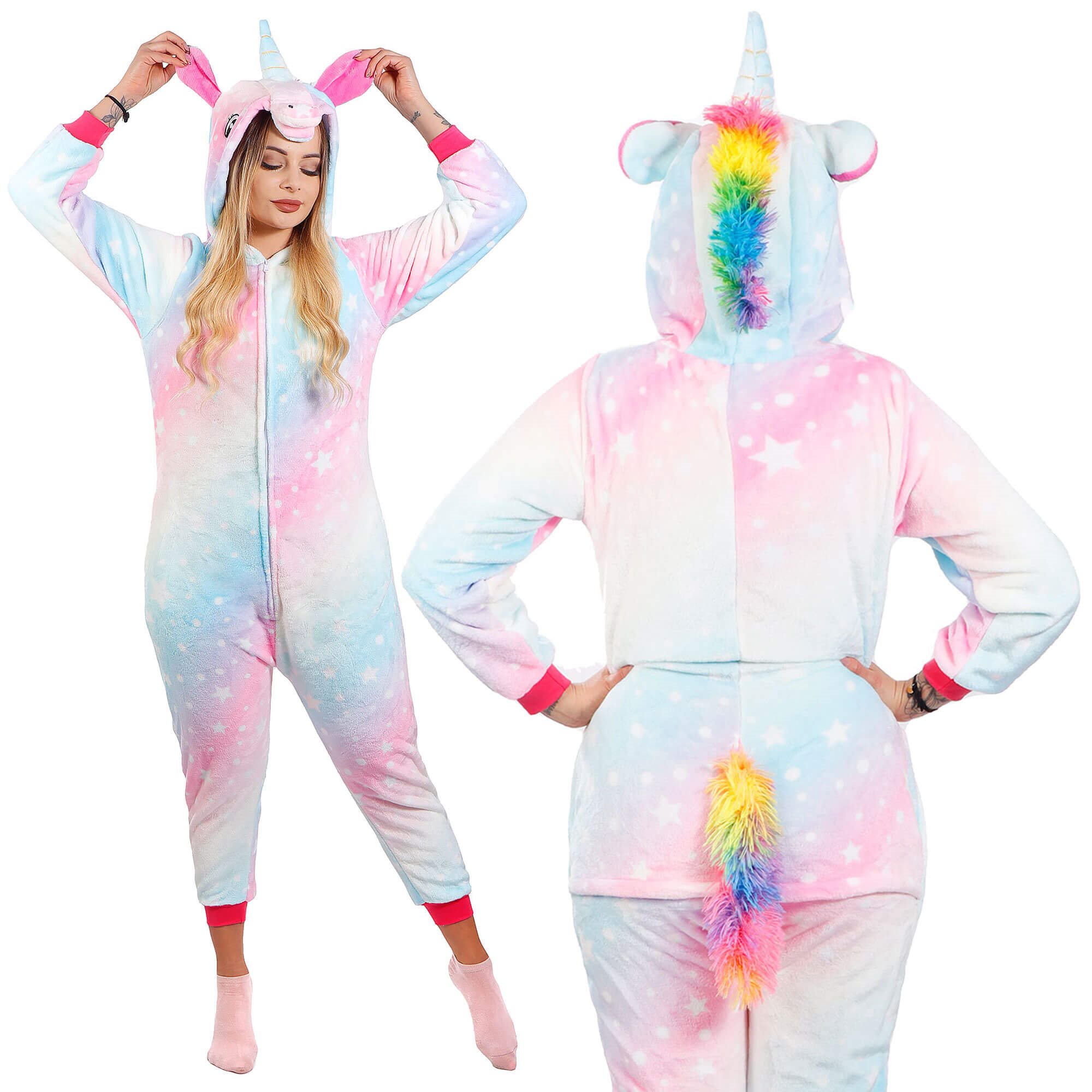 Kigurumi pižama moterims springos vienaragis, dydis l