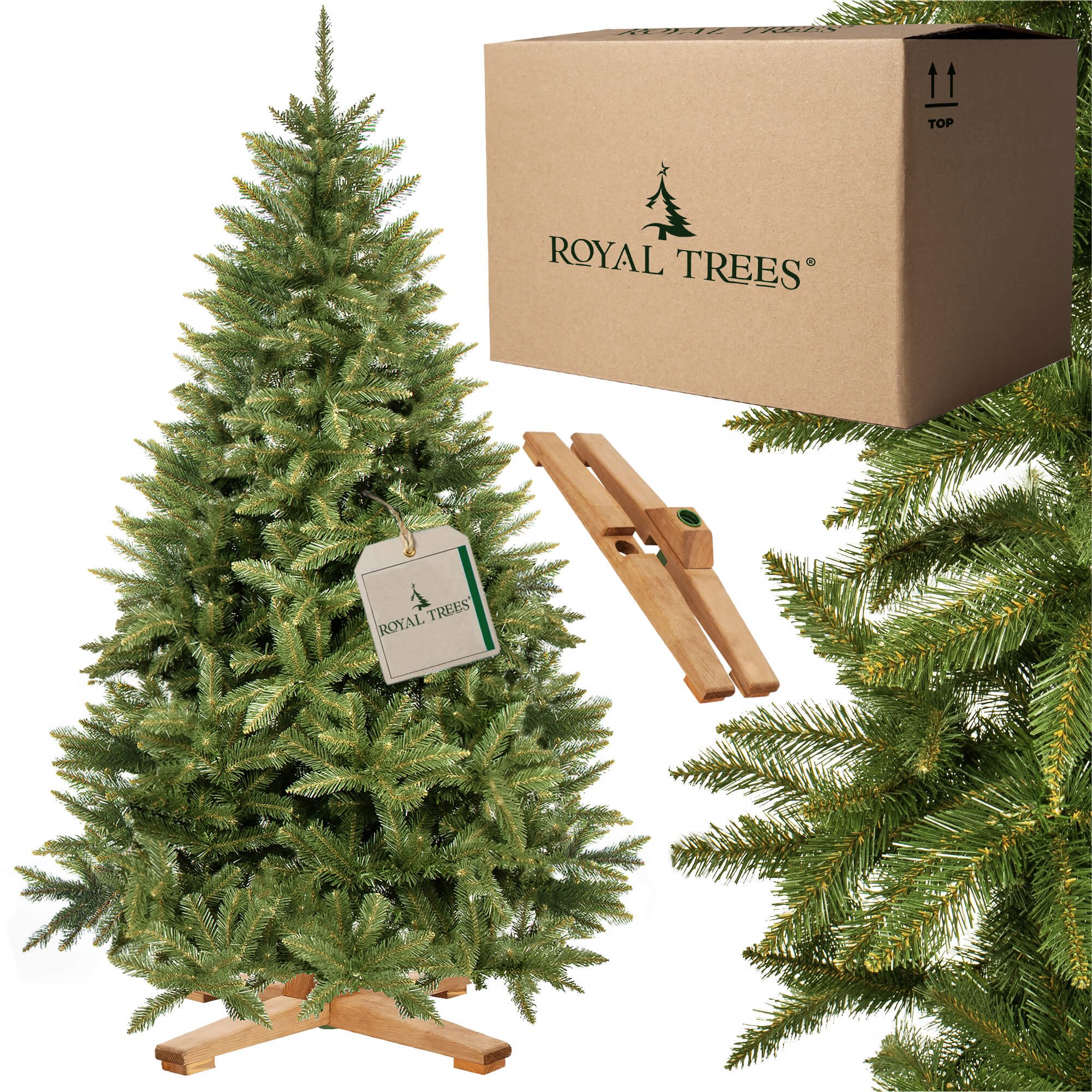 Dirbtinė kalėdų eglutė royal trees, kaukazo eglė, 220 cm