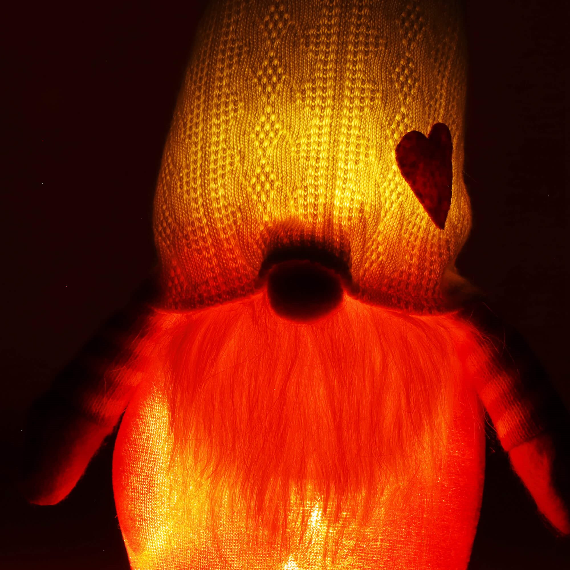Kalėdinis nykštukas su led apšvietimu springos 35 cm 2