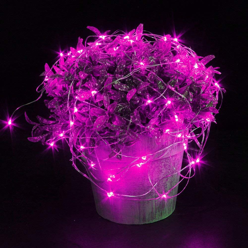 Girlianda su 20 led diodų, rožinė, 1,9 m