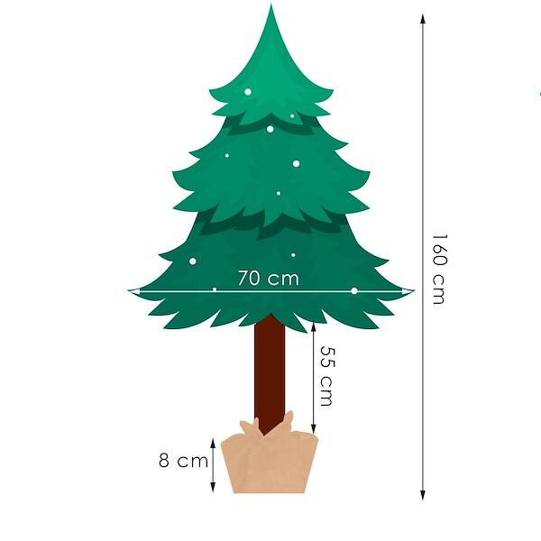 Kalėdų eglutė springos snieguota 160 cm