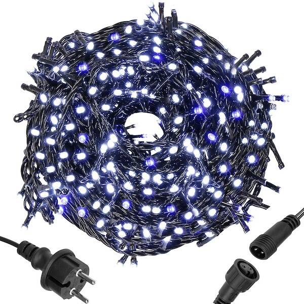 Kalėdinės lemputės springos 300 led 19,5 m