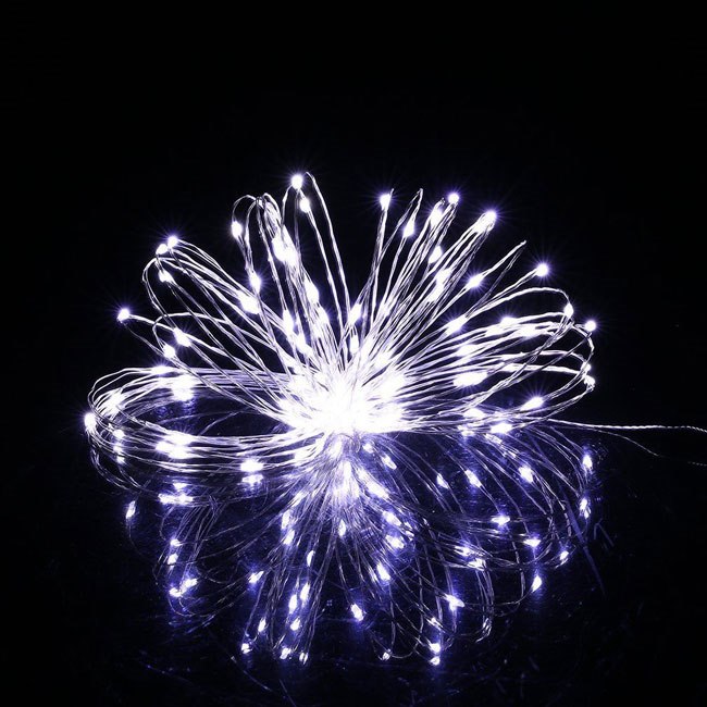 Kalėdinės lemputės springos cl0019, 100 led, 9,9 m