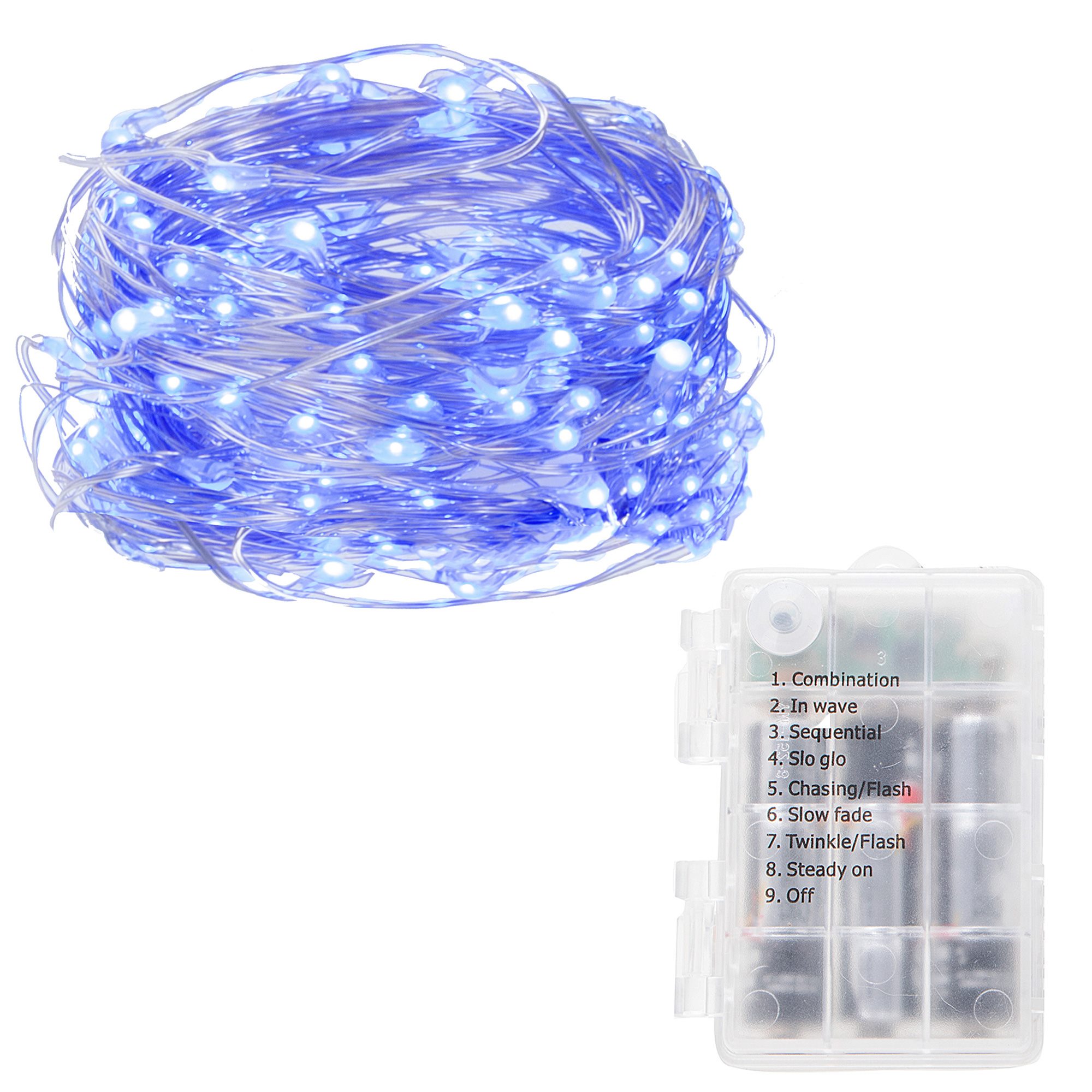Kalėdų girlianda springos cl0103 9,9 m, 100 led, mėlyna