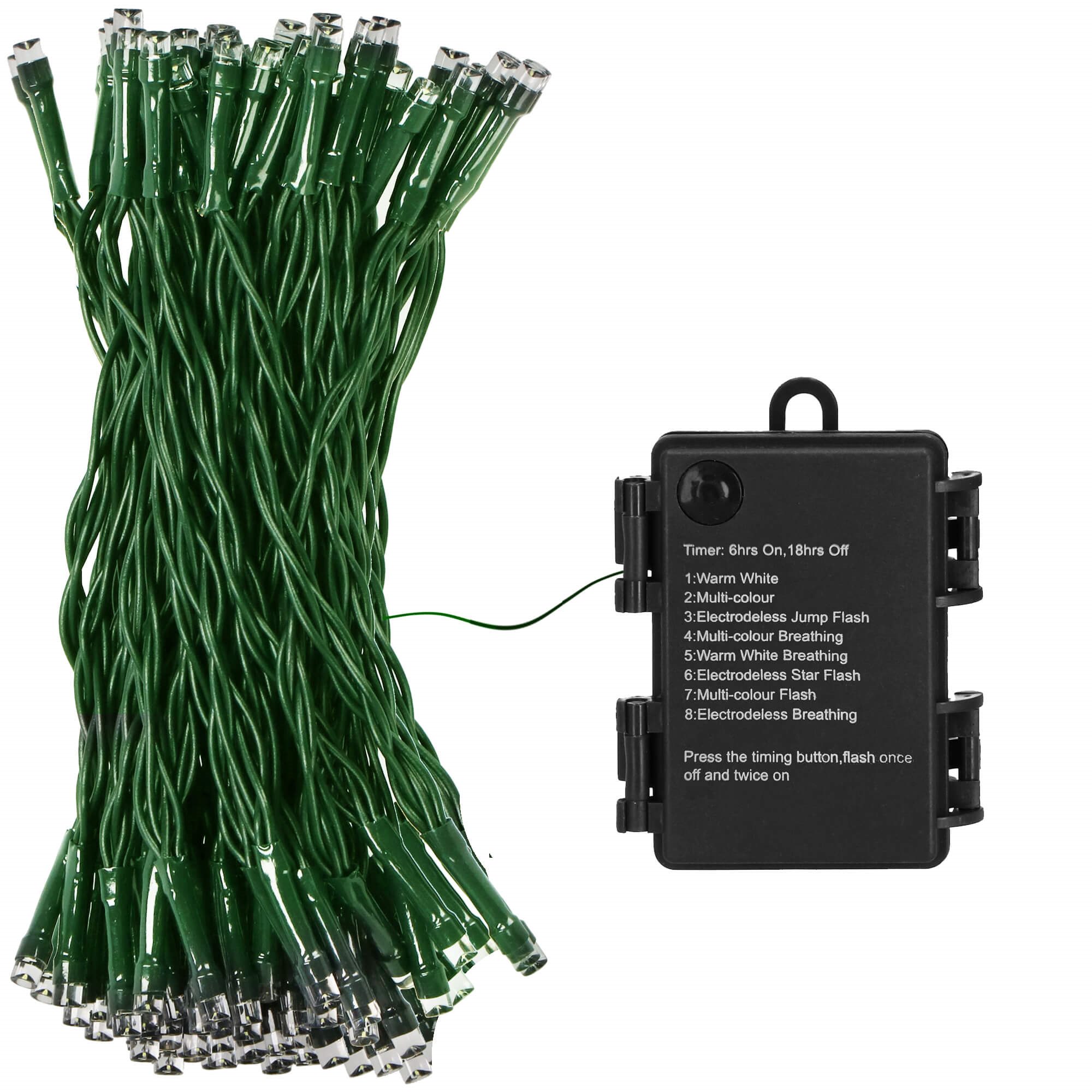 Kalėdinė girlianda springos, 50 led, 5 m