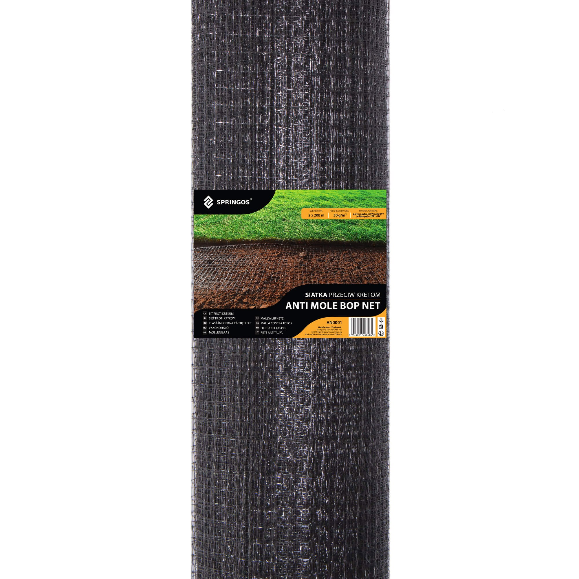 Tinklelis nuo kurmių springus 1x25 m 1