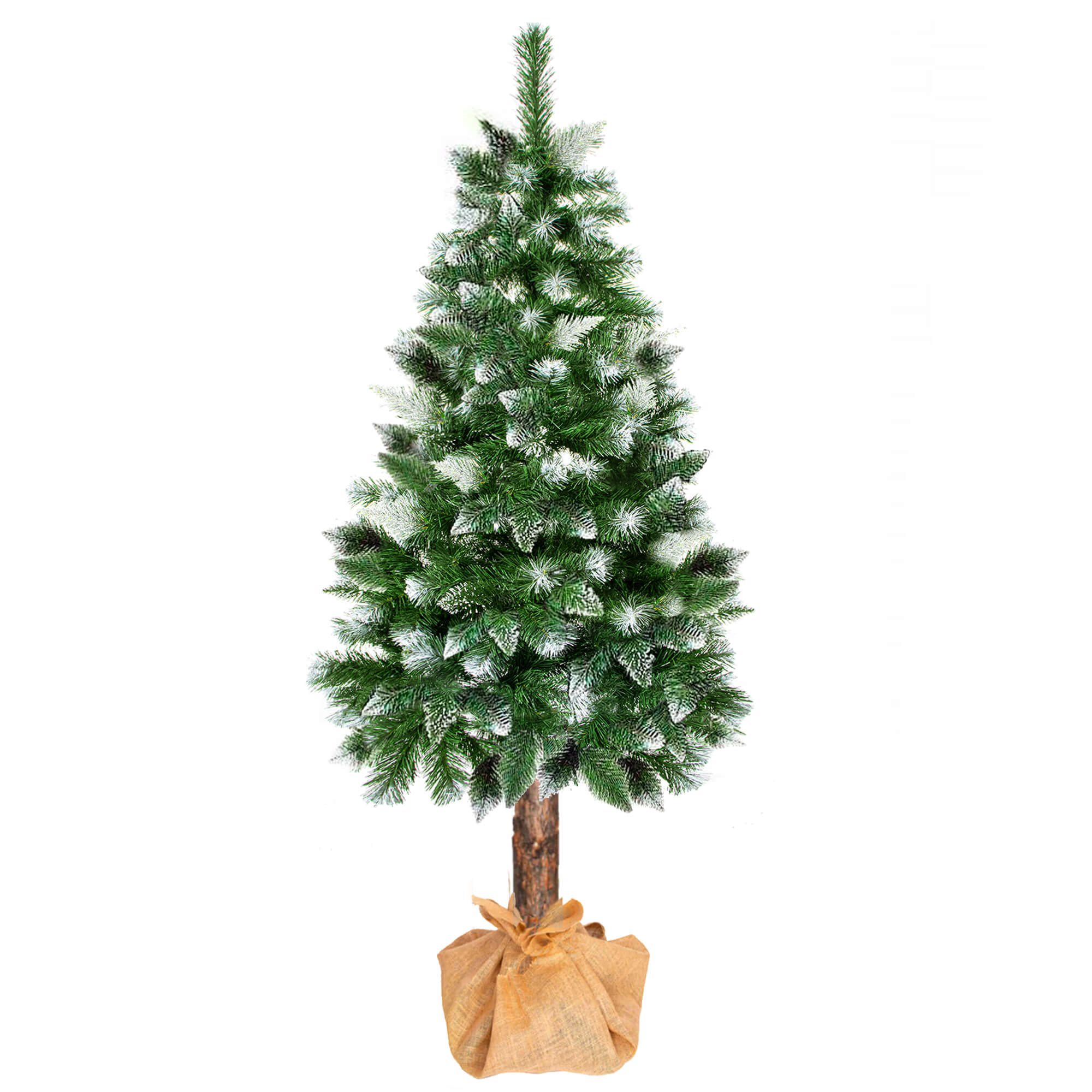 Kalėdinė eglutė springos ct0112 220 cm su deimantiniu šerkšnu