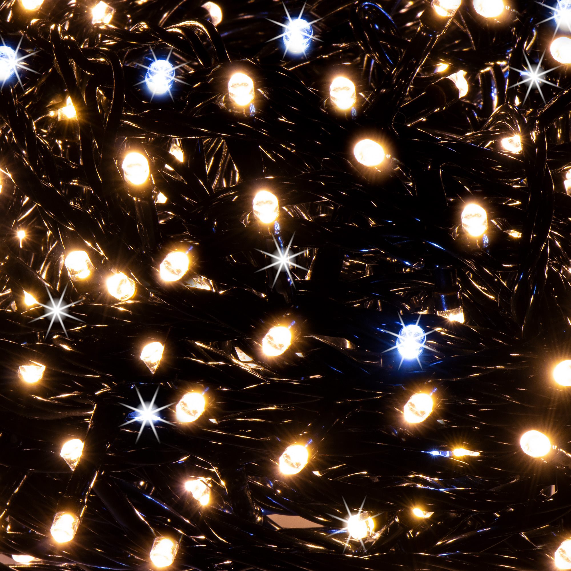 Kalėdinės lemputės springos 300 led, 17,5 m