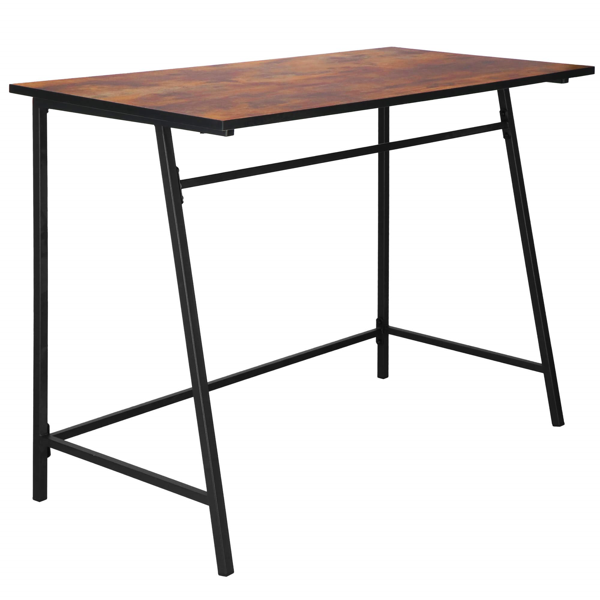 Rašomasis stalas springos hf0027, 100x50x76 cm, loft stilius