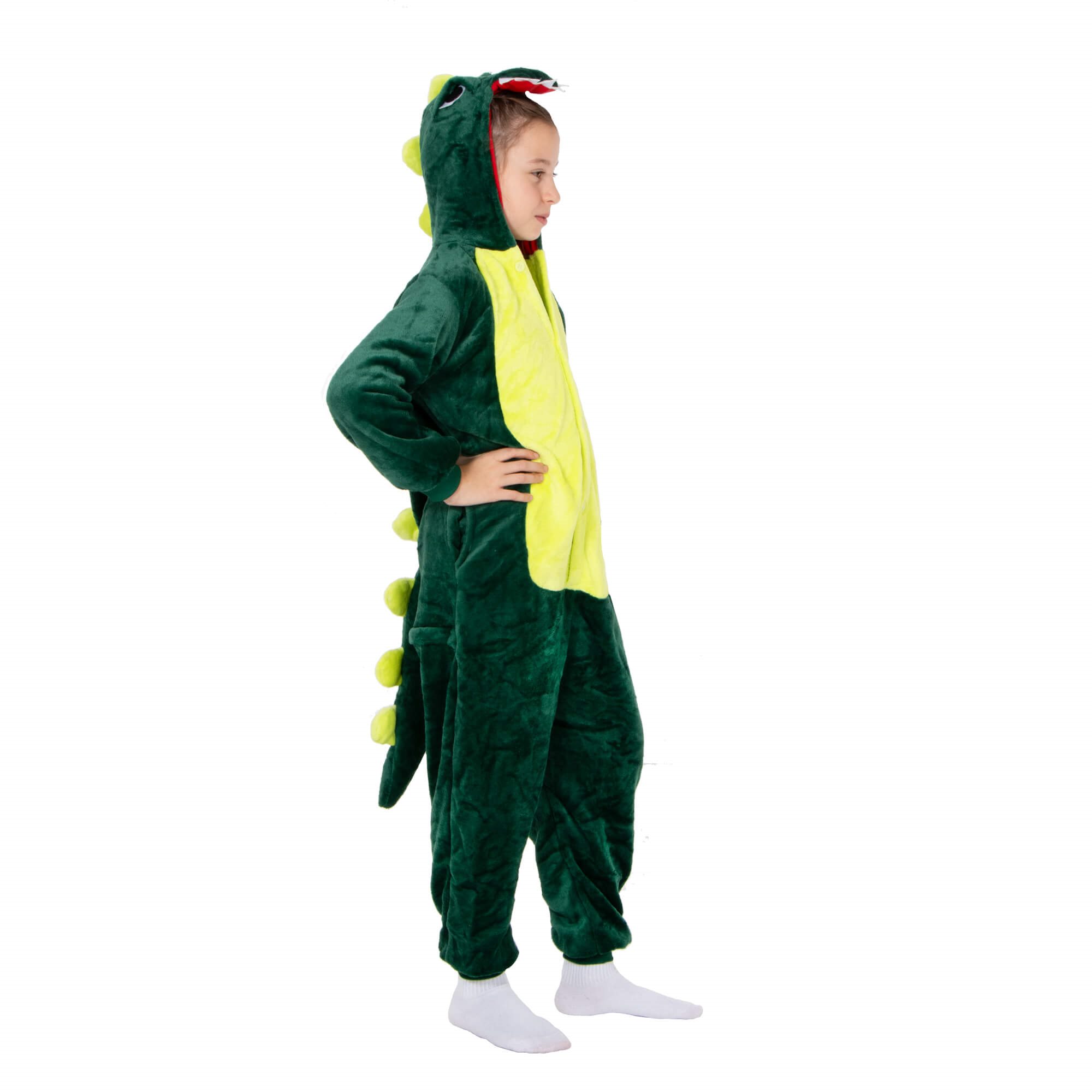 Kigurumi pižama vaikams springos drakono dizainas 110-120 cm 3