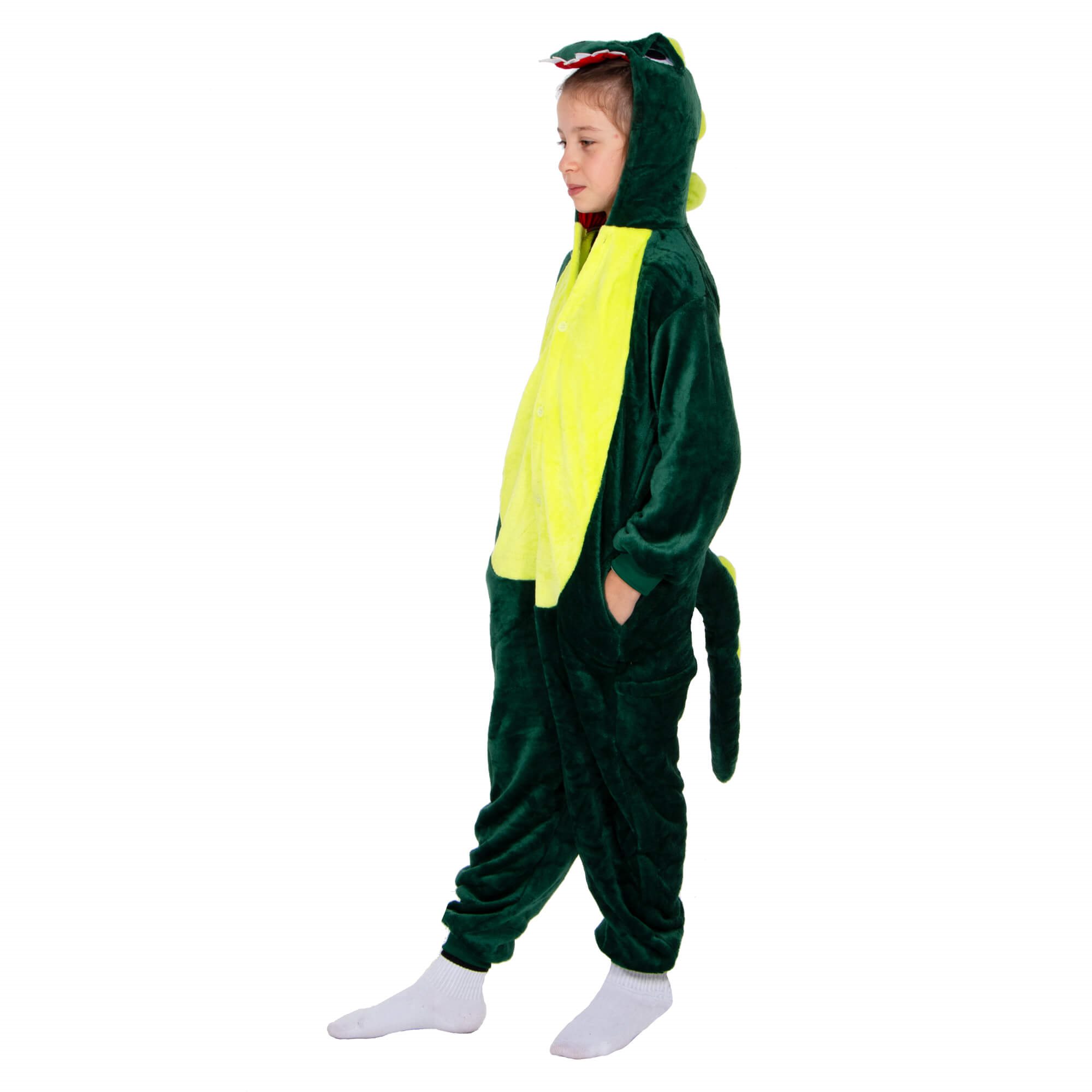 Kigurumi pižama vaikams springos drakono dizainas 110-120 cm