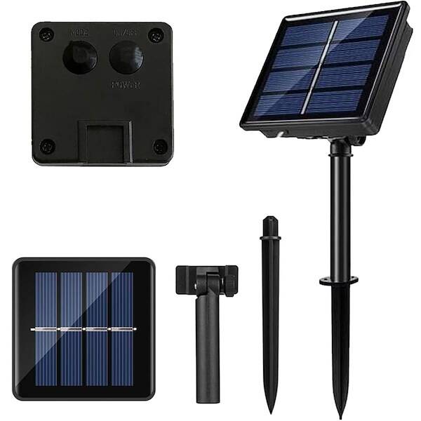 Kalėdinės lemputės su saulės baterija springos 22 m, 200 led