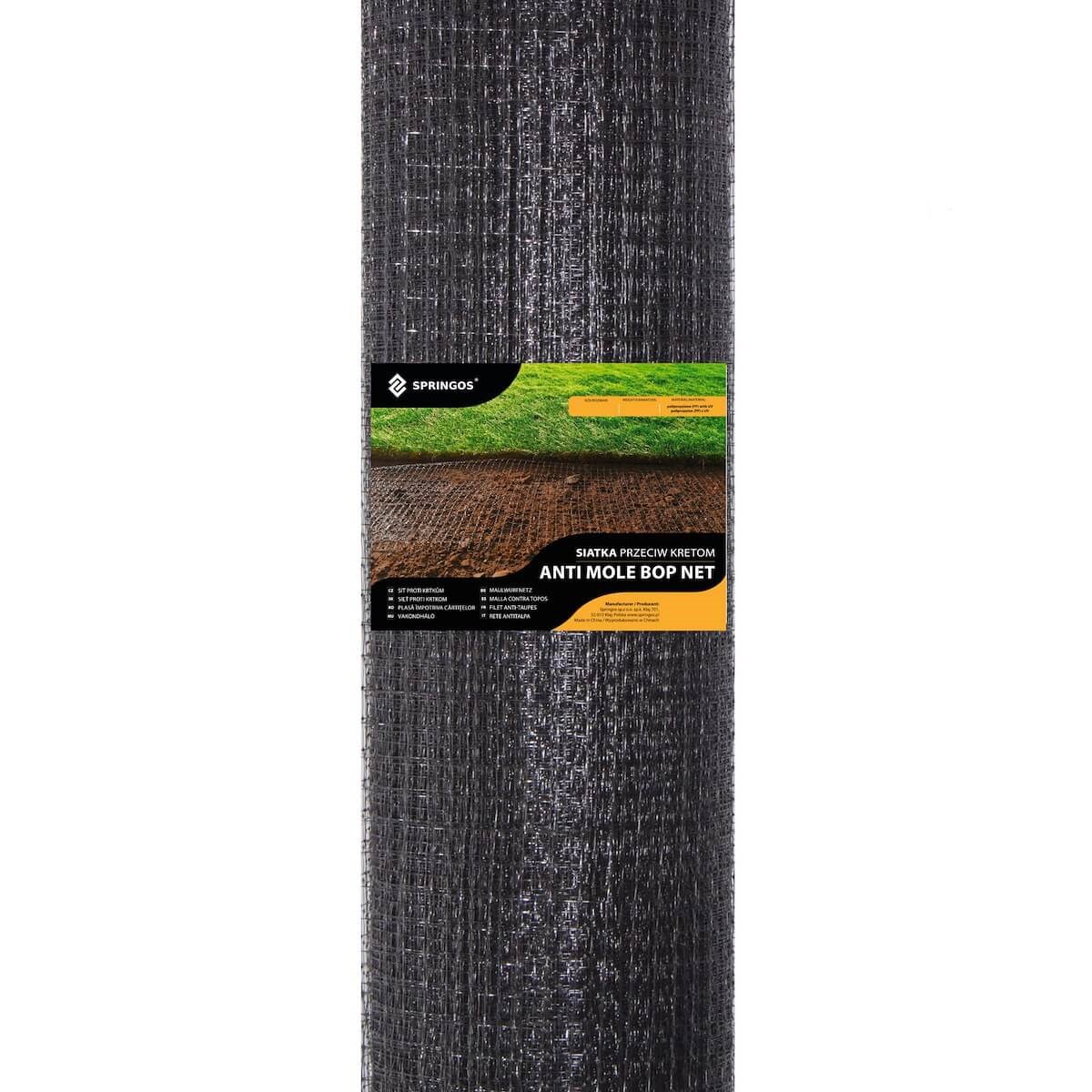Tinklelis nuo kurmių springos 2x50 m, 45 g/m² 1