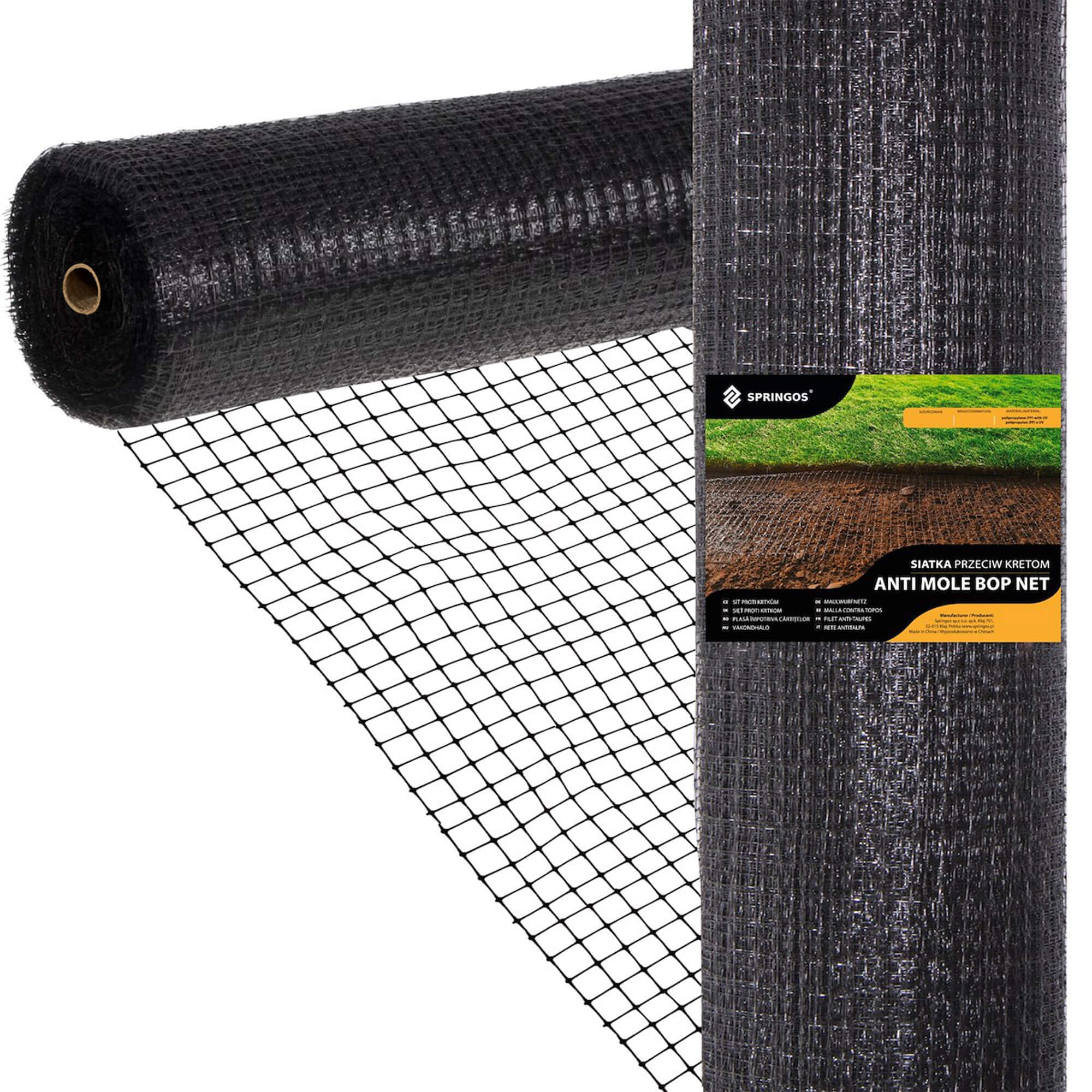 Tinklelis nuo kurmių springos 2x50 m, 45 g/m² 2