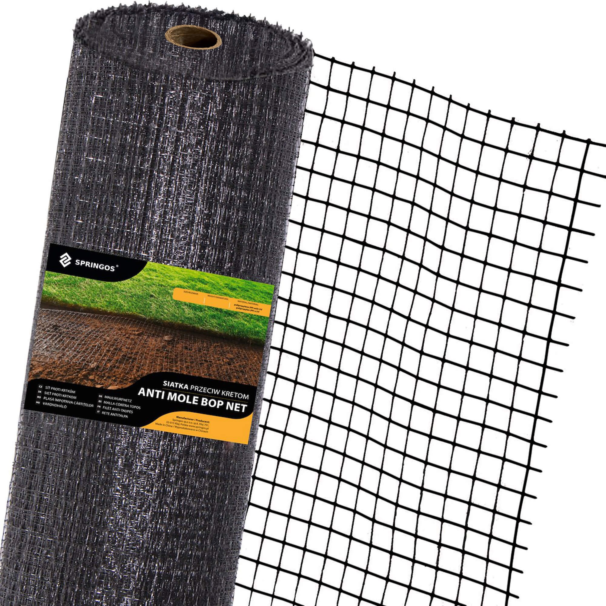Tinklelis nuo kurmių springos 2x50 m, 45 g/m²